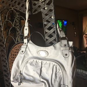 Rosetti white purse with matching wallet.